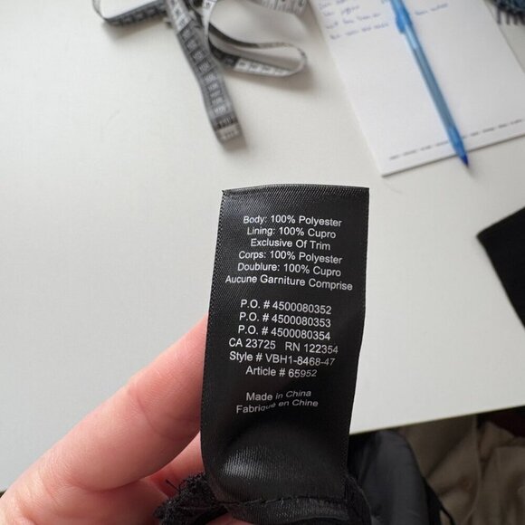 Aritzia Babaton Estaban Skinny Strap Jumpsuit Black Size 4 - Picture 9 of 9